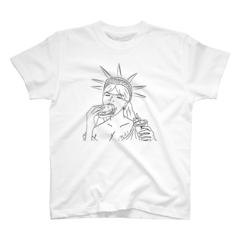 MA-1 Statue of Liberty Regular Fit T-Shirt