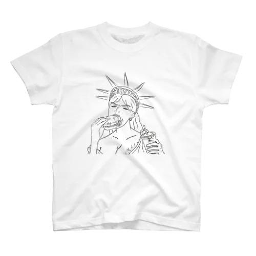 MA-1 Statue of Liberty Regular Fit T-Shirt