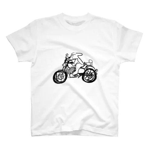 バイク乗りのワンタ スタンダードTシャツ