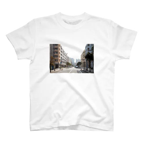 街並みTシャツ Regular Fit T-Shirt