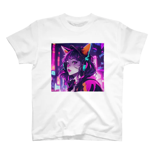 パンクビビッド・ピエロキャット kAsumI スタンダードTシャツ