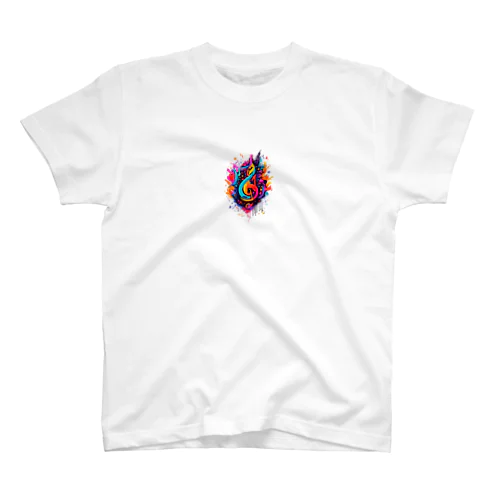 七色の音符 Regular Fit T-Shirt