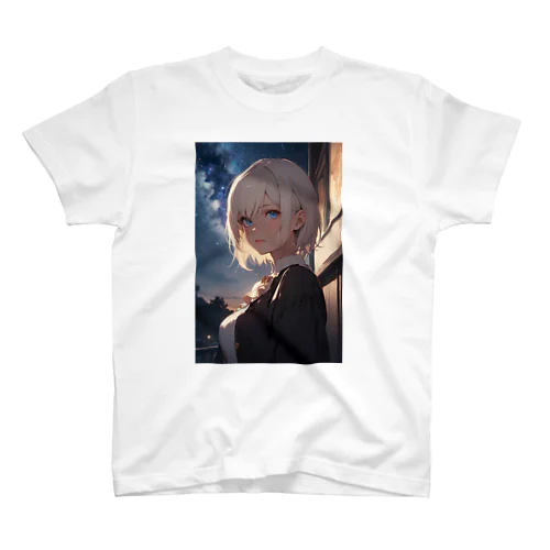 星空の少女 Regular Fit T-Shirt