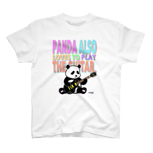 PANDA ALSO LOVES TO PLAY THE GUITAR.LP-C Regular Fit T-Shirt