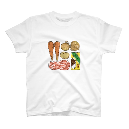 カレーの材料を覚えておくため Regular Fit T-Shirt