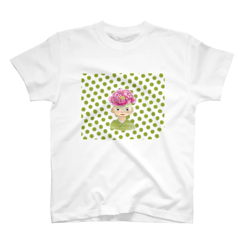 Botan green Dotto スタンダードTシャツ