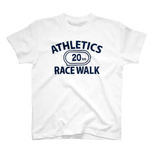 競歩(きょうほ)・20km・陸上競技・グッズ・オリジナル・デザイン・Tシャツ・陸上部・ロード・男子・女子・RACE WALK(競歩)・レースウォーク・かっこいい・かわいい・アスリート・選手・競歩走・入賞・有望 Regular Fit T-Shirt