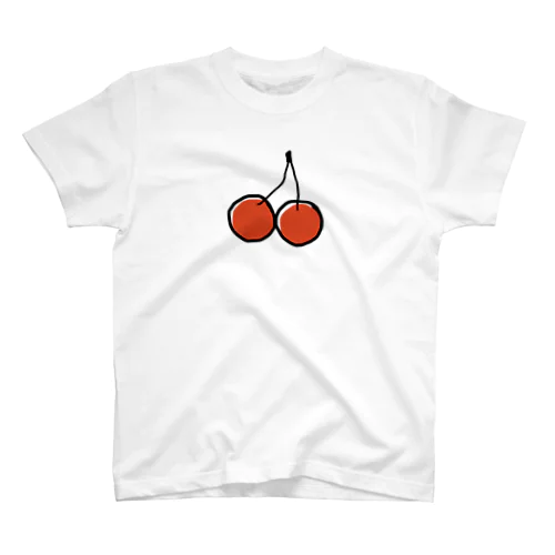 赤いさくらんぼ Regular Fit T-Shirt