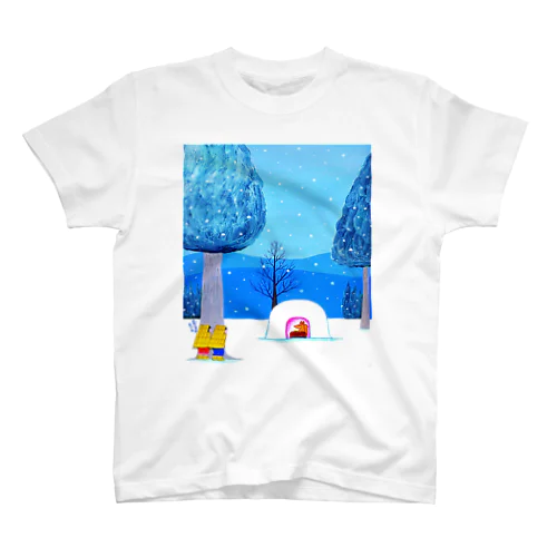 アートとメルヘンと創作の森　ノスタルジック絵画　秋野あかね作「まだいるよ」 Regular Fit T-Shirt