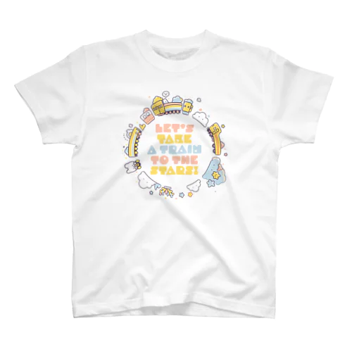 Let’s Take a Train to the Stars! Regular Fit T-Shirt