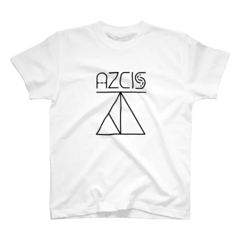 AZCISロゴ黒 スタンダードTシャツ