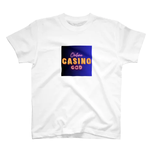 CASINO GOD ロゴ - ロイヤルブルー Regular Fit T-Shirt