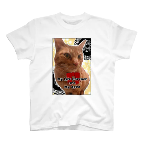 茶トラの愛猫『虎乃助くん』 スタンダードTシャツ