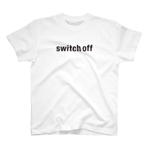 switch off ロゴプリント Regular Fit T-Shirt