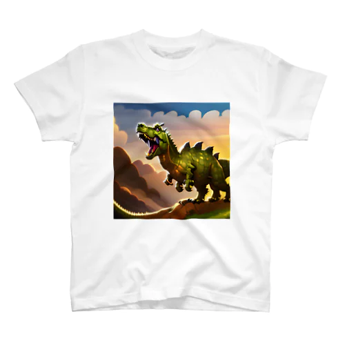 かっこいい恐竜 Regular Fit T-Shirt