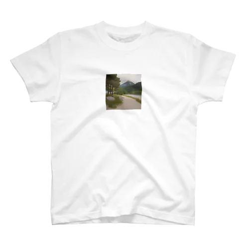 景色がきれいなイラストのグッツ Regular Fit T-Shirt