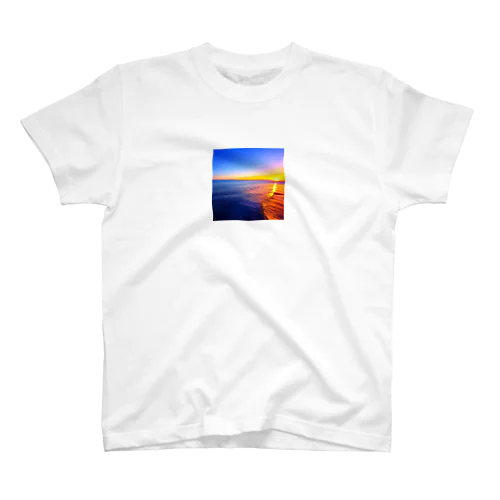 海の夜景 Regular Fit T-Shirt