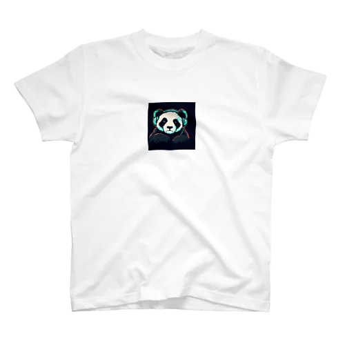 Headphones & Pandas（ヘッドホン & パンダ） スタンダードTシャツ