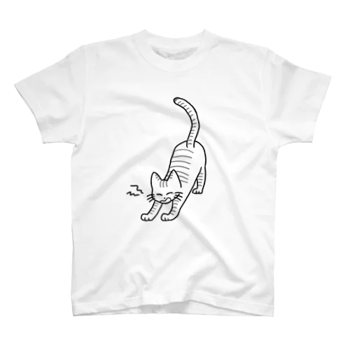 眠い猫 Regular Fit T-Shirt
