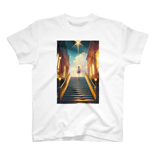 Stairway Journey　〜紡がれる架け橋の旅〜　No.2　「星の導き」 Regular Fit T-Shirt