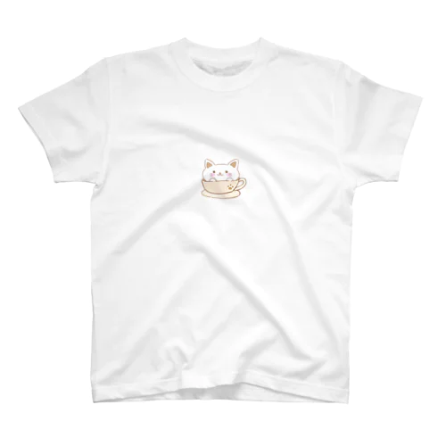 しろねこちゃんラテ スタンダードTシャツ