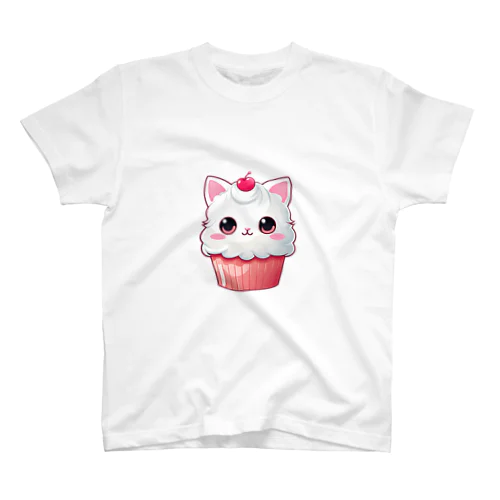 カップケーキの猫ちゃん Regular Fit T-Shirt