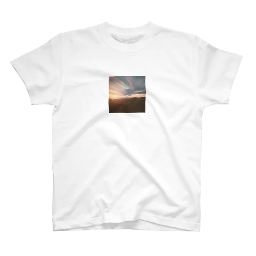 空《夕日》 スタンダードTシャツ