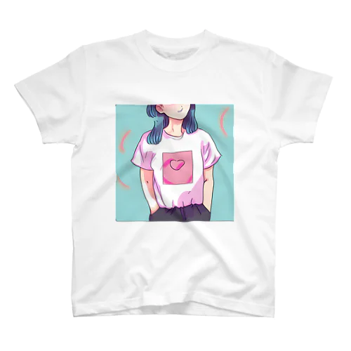 可愛いにこちゃん Regular Fit T-Shirt