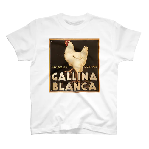 スペイン・バルセロナ　1940年代　GALLINA BLANCA ニワトリ スタンダードTシャツ