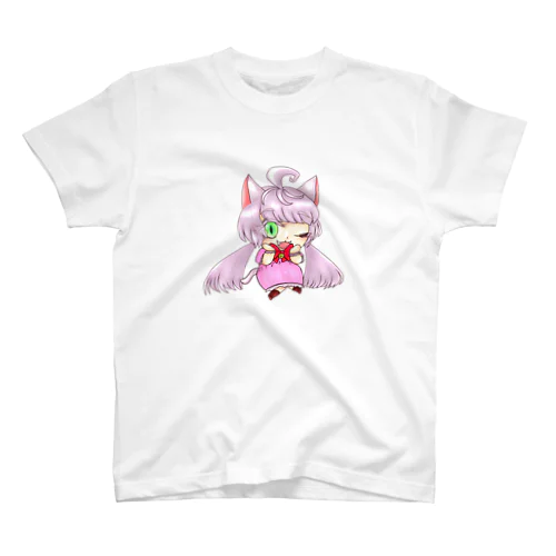 白猫のkarinちゃん＊ひとのこのすがた スタンダードTシャツ