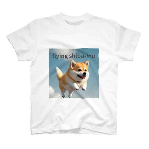 flying shibaｰinu Regular Fit T-Shirt