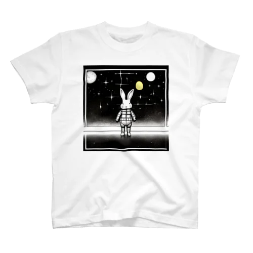 宇宙のうさぎ スタンダードTシャツ