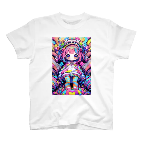 カラフルなgirl スタンダードTシャツ