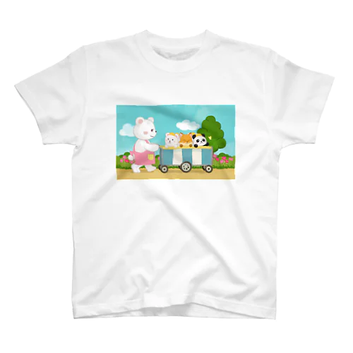 くまちゃん・みんなでお散歩 スタンダードTシャツ