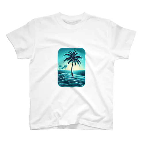 水色の楽園 Regular Fit T-Shirt