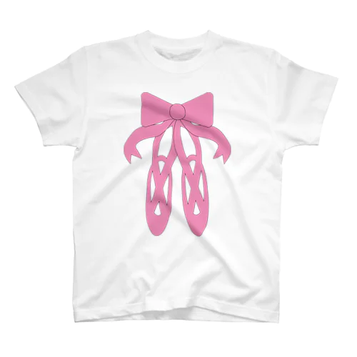 ピンクのバレエシューズ Regular Fit T-Shirt