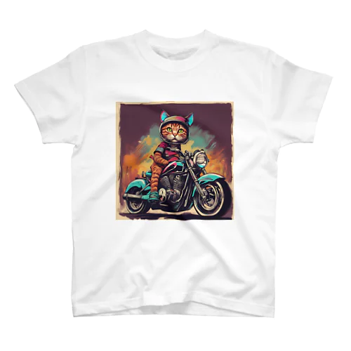 猫ライダー スタンダードTシャツ