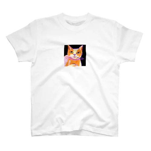 猫のイラストグッズ スタンダードTシャツ