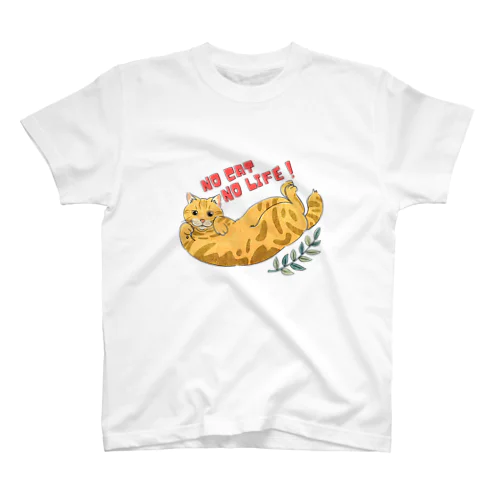 NO CAT NO LIFE スタンダードTシャツ