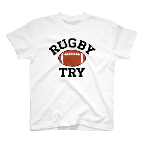 ラグビー・RUGBY・グッズ・デザイン・楕円形ボール・イラスト・スポーツ・Tシャツ・男子・女子・かっこいい・かわいい・選手・ラガーマン・インゴール・ラグビーユニオン・ラグビーリーグ Regular Fit T-Shirt