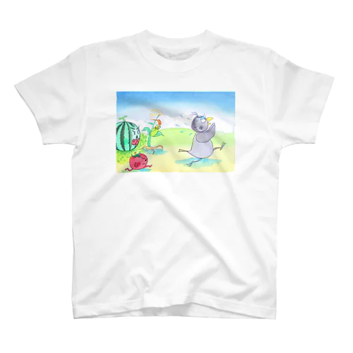 ファンタジー物語ピピのつばさ　(いたずらカラスのリルレ) Regular Fit T-Shirt