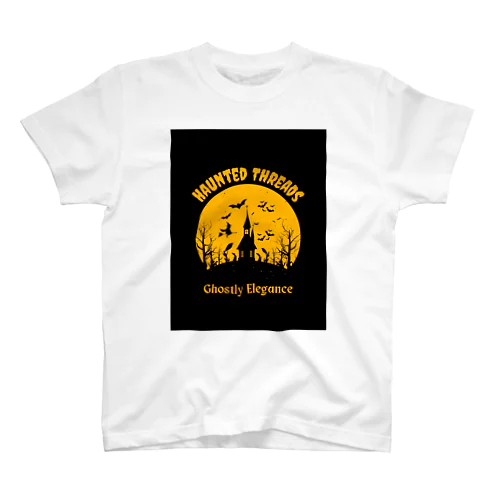 Black Yellow Illustrative Halloween  スタンダードTシャツ