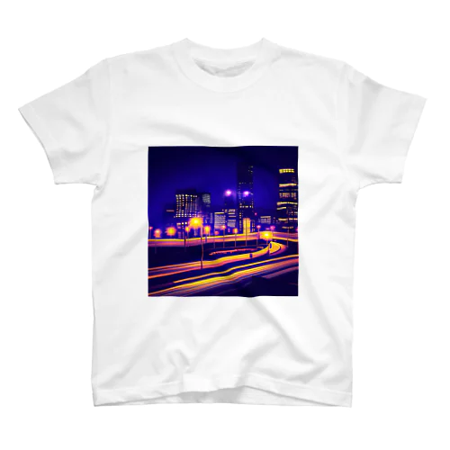 都会の夜景 スタンダードTシャツ