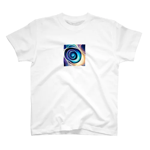 青い真珠貝殻 Regular Fit T-Shirt