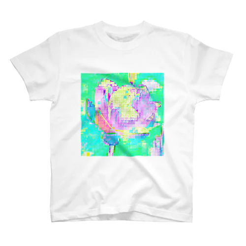 サイケデリックな蓮の花 スタンダードTシャツ