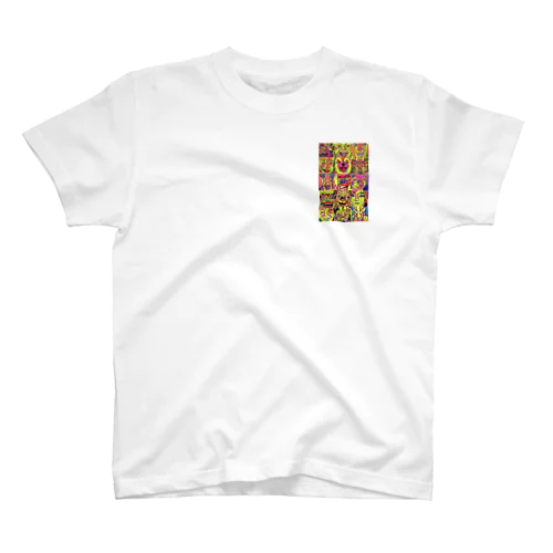 Jamanakocic カラフルアート Regular Fit T-Shirt