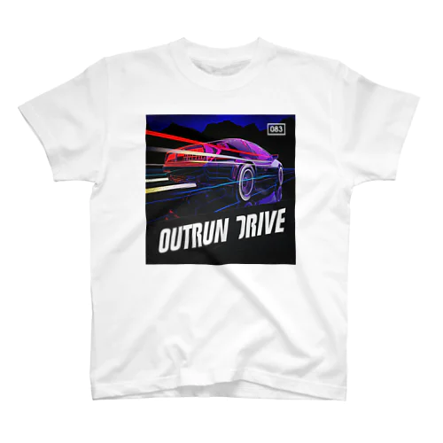 OUTRUN DRIVE Regular Fit T-Shirt