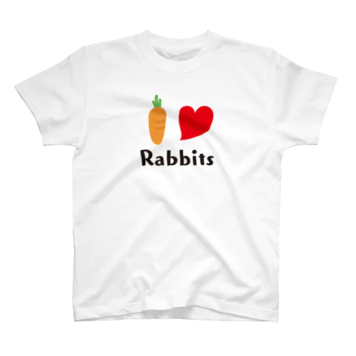I LOVE Rabbits Regular Fit T-Shirt