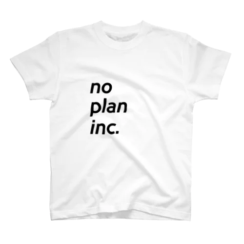 no plan inc. Tシャツ 白 スタンダードTシャツ