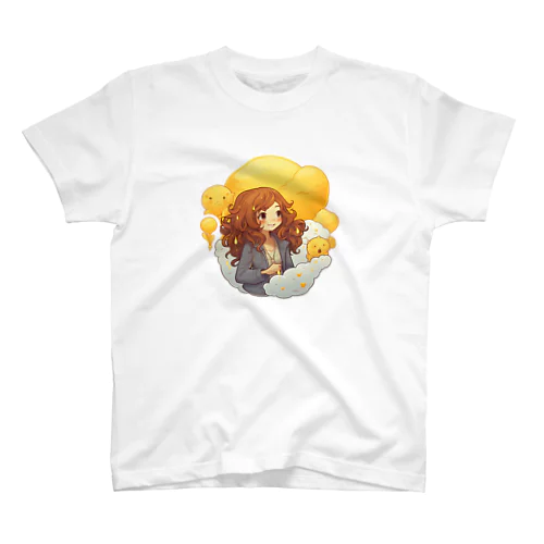 考える少女 スタンダードTシャツ